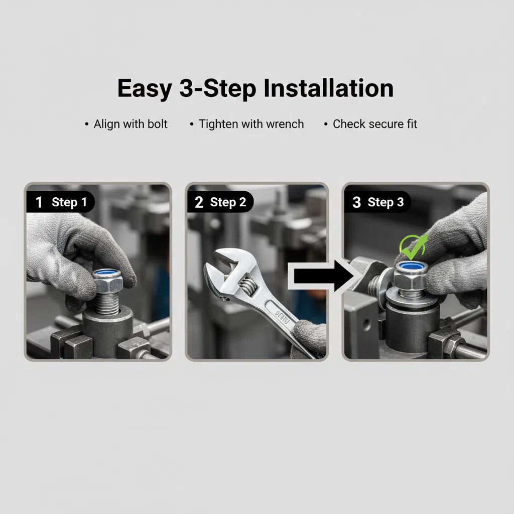 Nylon lock nut how to use -ZJB Fastenr