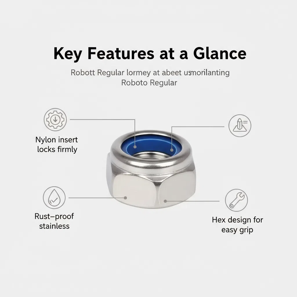 Nylon insert lock nut