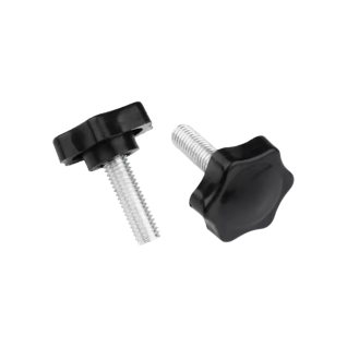 Thumb Screw With Plastic Plum Blossom Knob Head